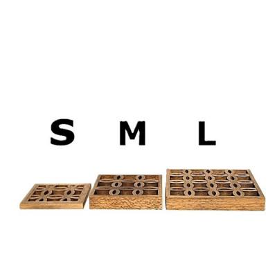 ふるさと納税 加茂市 組子コースター_ S |  | 03