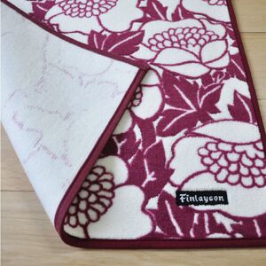 P112(アンヌッカ／ローズ) Finlayson ４柄から選べるキッチンマット 50×240cm（アンヌッカ／ローズ）