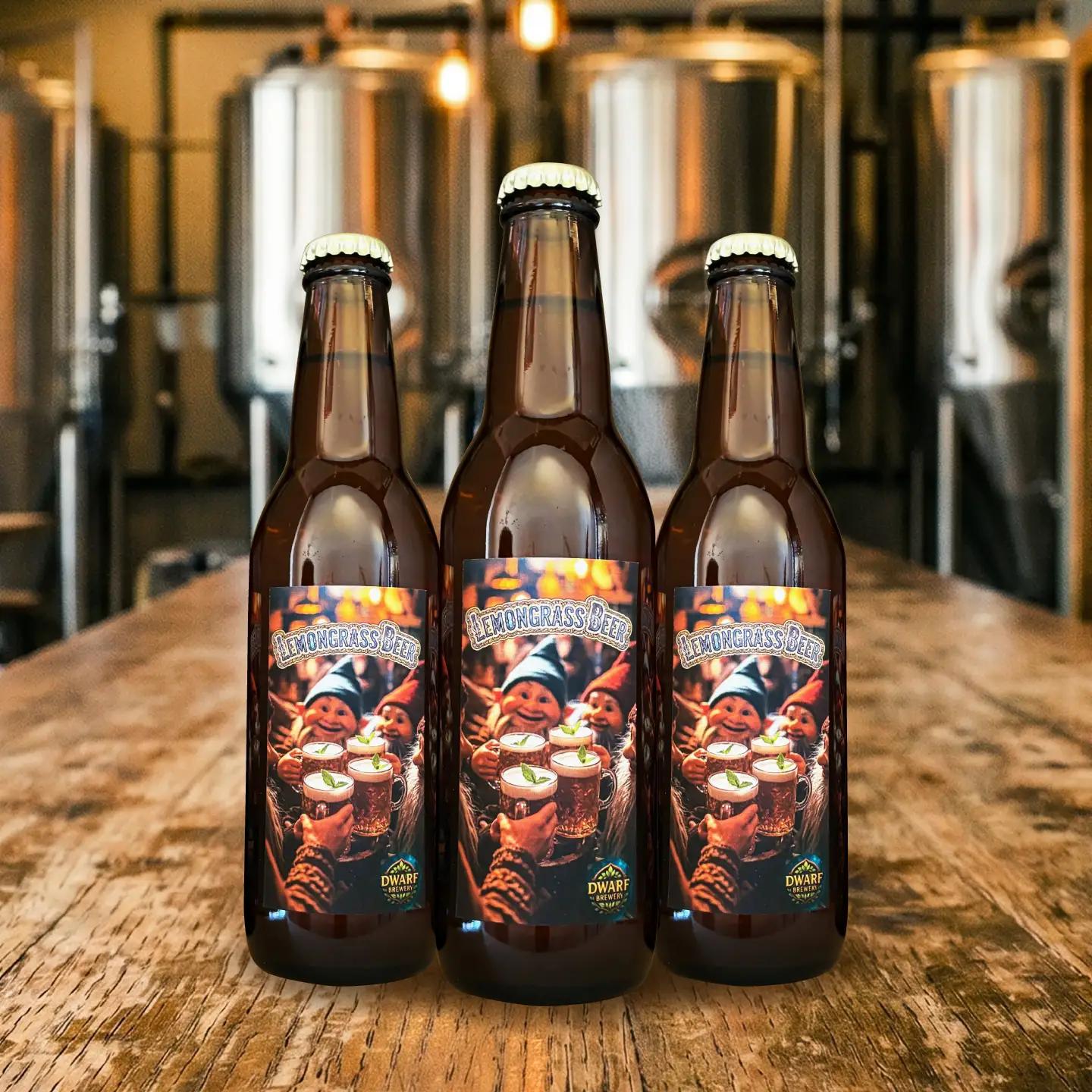 クラフトビール レモングラスビール 330mL×3本 LEMONGRASSBEER ビール お酒 クラフトビール 地ビール 瓶ビール /DwarfBrewery[UFD001]