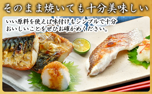 旬魚のひと塩切身 1枚70g〜90g 全8枚でお届けします ぶり90g×2切 さば90g×2切 真鯛70g×2切 さわら90g×1切 かんぱち90g×1切 おかず ギフト 海鮮