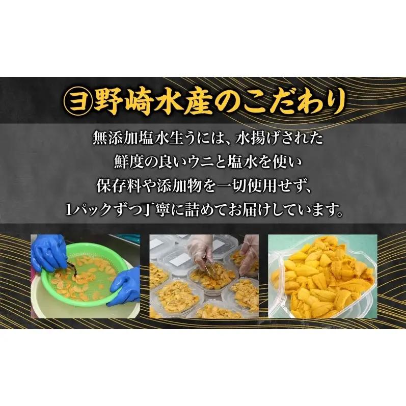 礼文産 塩水ウニ キタムラサキウニ 100g×2 うに