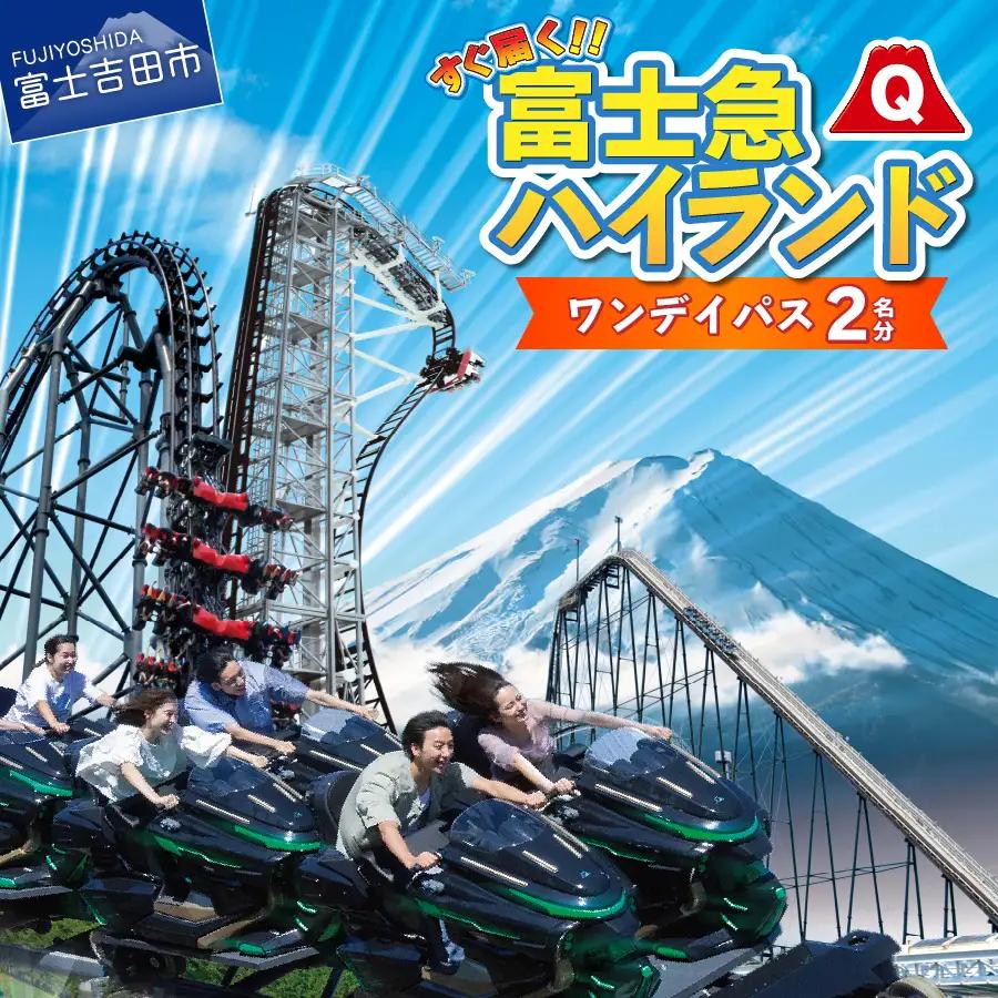 富士急ハイランド ワンデイパス ペアチケット【 遊園地 テーマパーク 富士吉田 】