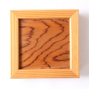 SA0870　酒田杉のコースター　2枚