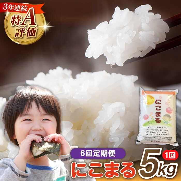 【ふるさと納税】【6回定期便】 長崎県産 精米 にこまる 5kg 総計 30kg / 米 こめ コメ お米 こめ 米 コメ こめ / 南島原市 / 大松屋商店 [SDR003]