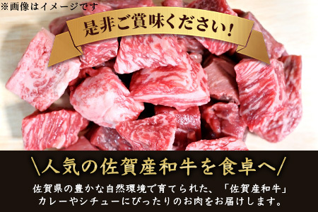 佐賀産 和牛 カレー・シチュー用 600g 佐賀産和牛 肉 佐賀 牛肉 佐賀県 鹿島市 冷凍 送料無料 人気 B-81