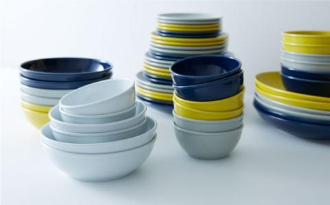 【波佐見ブランド/Common】ボウル 12cm イエロー 5個セット【東京西海】 [DD122]