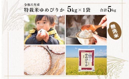 日経トレンディ「米のヒット甲子園」大賞受賞『特栽米ゆめぴりか無洗米5kg』