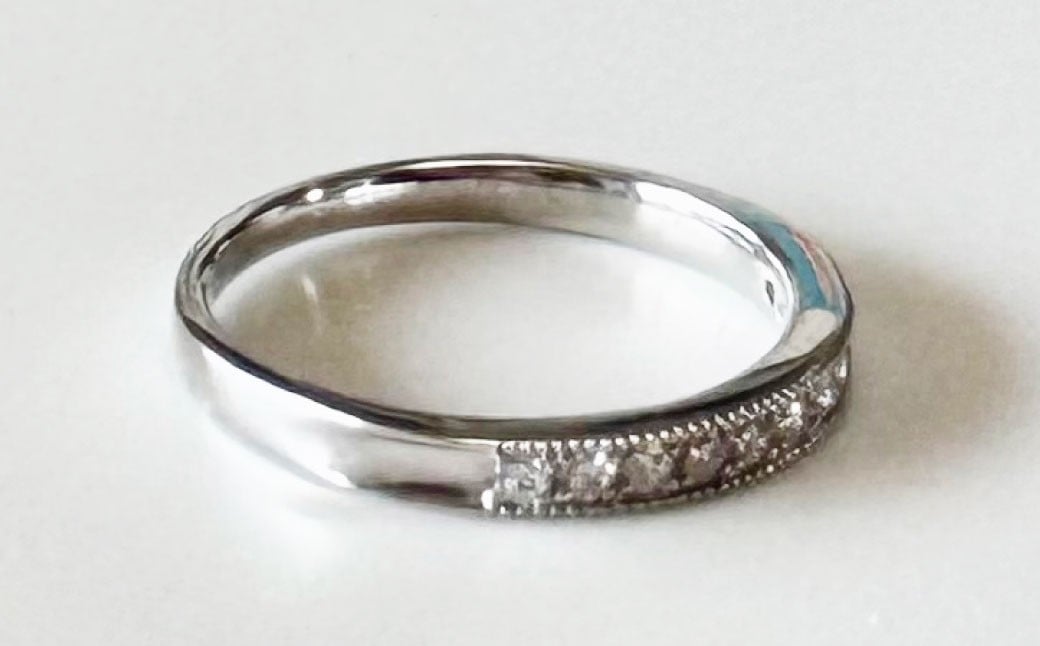 プラチナダイヤモンドリング ハーフエタニティーリング 0.20カラット 【AK-5572/0005】 