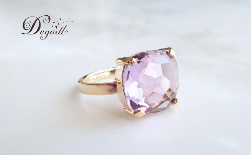 ＣANDY ＲINGアメジスト １１号、１３号、１５号　Degodd　デゴッド　リング　指輪　天然石リング　ジュエリー　アクセサリー　レディースアクセサリー　アメジスト　ギフト　プレゼント【１３号】