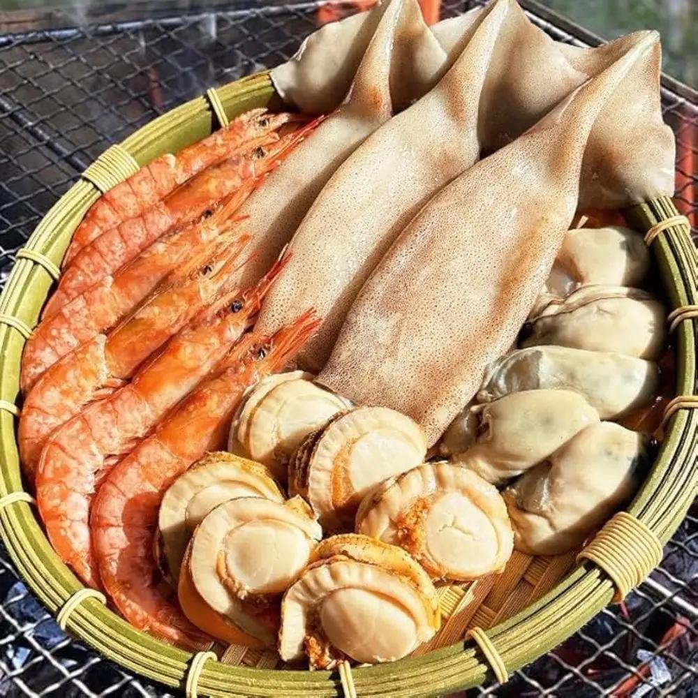 海鮮 バーベキュー セット ホタテ イカ 海老 牡蠣 4種20品 BBQセット お取り寄せ 詰め合わせ