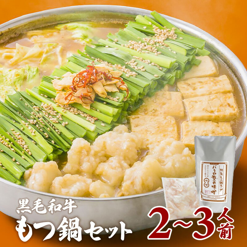【ふるさと納税】 黒毛和牛 もつ鍋 セット 2〜3人前 鹿児島県産 特産品 牛 牛肉 肉 鍋 なべ 鍋セット もつ モツ ホルモン ホルモンミックス 小腸 丸腸 ガーリックスライス ご家族 友人 パーティー 贈り物 贈りもの 贅沢 おすすめ 鹿児島市 送料無料