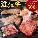 【ふるさと納税】 近江牛　ウデ・モモ　焼き肉用　500g 牛肉 美味しい ブランド牛 高級 人気 国産 楽天 寄付 返礼品 お歳暮 ギフト プレゼント お祝い 贈り物 ふるさと納税 近江 東近江 B-F12 本多商店