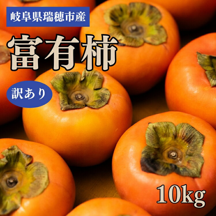 【ふるさと納税】【先行予約】岐阜県瑞穂市産 訳あり　富有柿 10kg ｜柿 富有柿 ふゆうがき かき カキ 訳アリ わけあり ワケあり 家庭用 フルーツ くだもの 果物 秋の味覚 おやつ スイーツ 産地直送 先行 予約 ※2026年11月中旬～12月中旬頃に順次発送予定