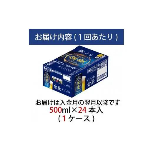 【定期便】サントリー　金麦500ml缶　24本入　2回お届け ※沖縄・離島配送不可