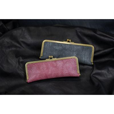 ふるさと納税 小牧市 【soul;solid】真鍮がま口ペンケース 色:アラスカレザー/ピンク[178S07-03] |  | 03