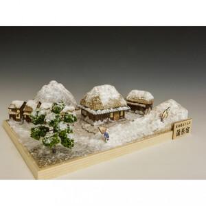 ウッディジョー　東海道五十三次シリーズ　蒲原宿　木製模型キット