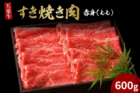 天童牛 赤身 すき焼き肉 ( もも ) 600g ブランド牛 山形牛 牛肉 08-12-005