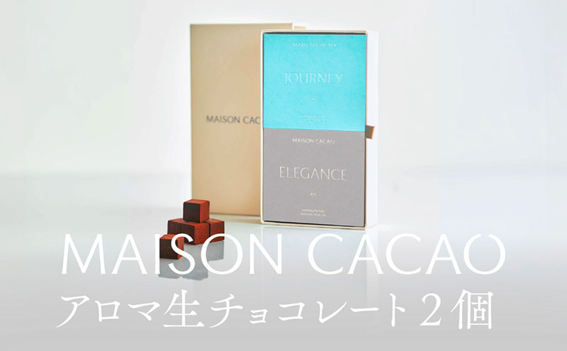 MAISON CACAO メゾンカカオ アロマ生チョコレート 2種セット（16粒×2箱） ギフトボックス入 冷凍配送 チョコレート菓子 神奈川県 茅ヶ崎市