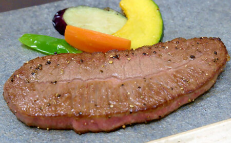 【数量限定】【GI認証】くまもとあか牛ミスジステーキ 約120g×3枚 / 菊陽町 あかうし 熊本県 肉 にく niku ブランド 旨み 【有限会社 三協畜産】[BHAS017]