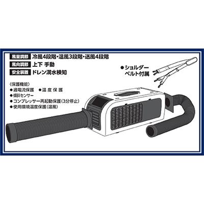 ふるさと納税 寝屋川市 ポータブルスポットエアコン『ひえポカやん』 |  | 02