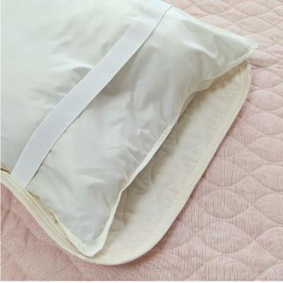 ふるさと納税 和歌山市 【Mサイズ43×63cm】オーガニックコットン先染ガーゼ枕パッド　ピンク2枚組　SOG-5MPI2P |  | 02