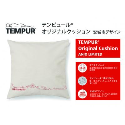 ふるさと納税 安城市 テンピュール(R) オリジナル クッション 安城市デザイン【73014497】