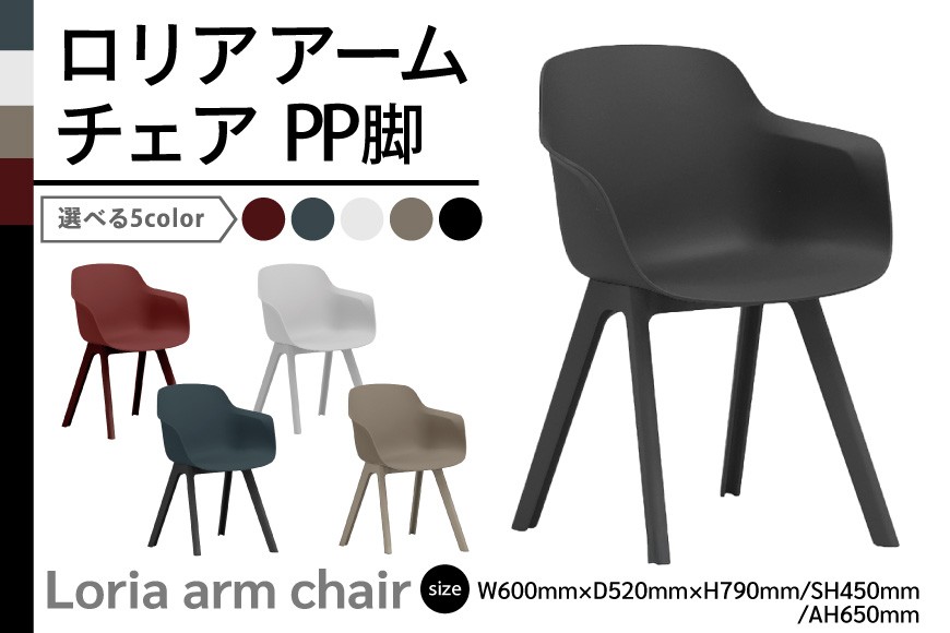 
                  椅子 おしゃれ ロリア アームチェア PP脚 選べる カラー 色 [アダル 福岡県 宇美町 um40azo830094] いす イス オシャレ ベンチ 家具 インテリア ブラック 黒 ネイビーブルー ネイビー ブルー ワインレッド 赤 レッド ウォームグレー グレー オフホワイト ホワイト 白 しろ
                