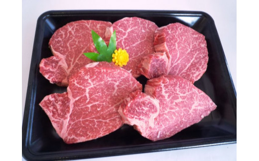 ＜ひら山＞厳選　京都府産黒毛和牛（亀岡牛・京の肉・京都肉・丹波産）　和牛ヒレステーキ 100g × 5枚