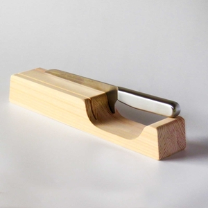 【 包丁スタンド 】 (ダブル) ひのき