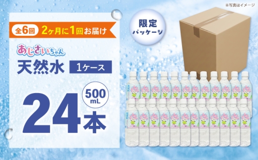 【全6回定期便（2ヶ月に1回お届け）】ミネラルウォーター （500mL×24本）×1箱 [BDBE003-13]