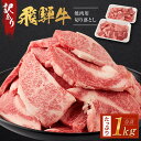 【ふるさと納税】＼注文数急上昇／ 飛騨牛 焼肉用 切り落とし 1kg 発送月が選べる 訳あり 不揃い 牛肉 肉 お肉 にく 焼肉 焼き肉 やきにく 切り落し 人気 おすすめ 小分け 個包装 パック BBQ バーベキュー 飛騨高山 岐阜 ギフト 冷凍 ふるさと BV027VP