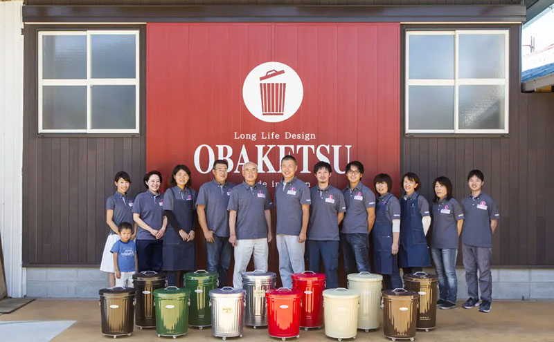 M22/19L　シルバー　店舗用什器 バケツ おしゃれ  日本製