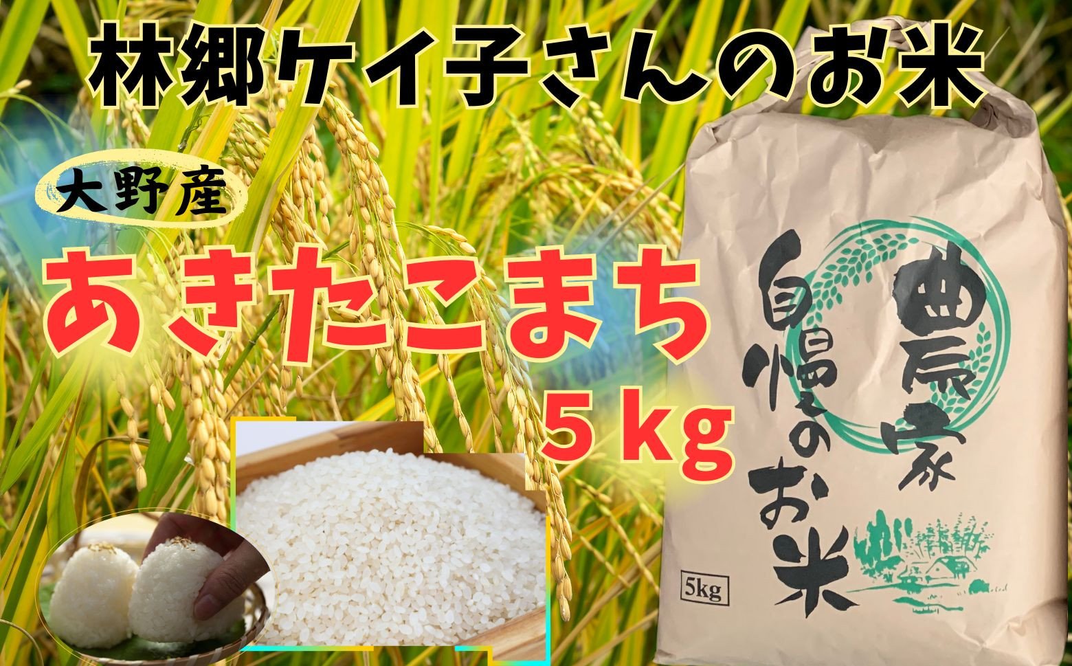 
            【令和6年産】大野産あきたこまち5㎏
          