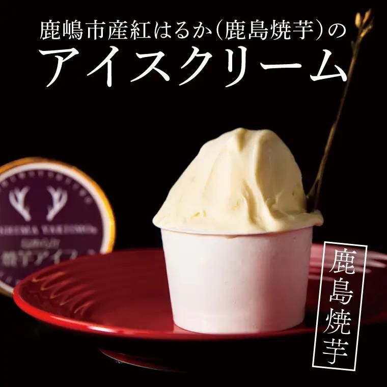 地元中学生が考案！鹿島焼芋 なめらか焼芋アイス 10個【紅はるか 焼き芋 やきいも 冷凍 さつまいも やきいもアイス アイス アイスクリーム 芋 お菓子 おやつ デザート スイーツ 鹿嶋市 茨城県】（
