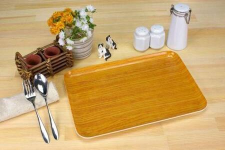 【ナチュラル×オーク2枚組】タツクラフト ST ランチョン トレー M 33cm ウッド 