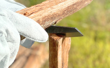 [Kanenori] フルタング両刃鉈 ナイフ スタイル 鋼典 キャンプ用品 アウトドア用品 枝打ち 園芸 [五十嵐刃物工業] 【034S019】