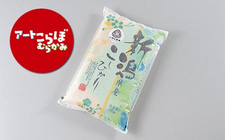  【障がい者応援品・令和7年産米】にいがた岩船産 コシヒカリ（神林産地）5kg　HA4134　新潟県村上市