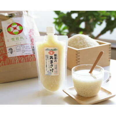【ふるさと納税】【甘酒】飯豊の生あまさけ600g・10本【冷凍発送】【配送不可地域：離島】【1396015】