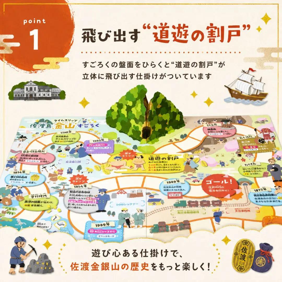佐渡島金山すごろく ボードゲーム | 新潟県 さど ゲーム