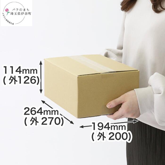 【ふるさと納税】宅配60サイズに対応したダンボール箱 底面B5サイズ 10枚