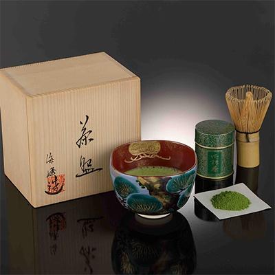 ふるさと納税 宇治田原町 海峰作清水焼抹茶碗セット