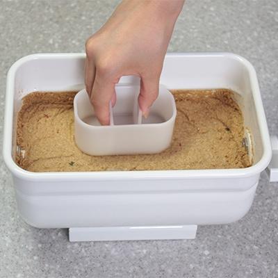 ふるさと納税 長野県 ハンドルかき混ぜ式ぬか漬け器「ホーローぬか楽」と、熟成ぬか床1.3kg及び補充ぬか500gのセット |  | 01