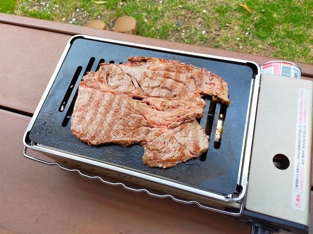
            a14-035　アウトドア BBQ イワタニ 炉ばた焼き器用 鉄板
          