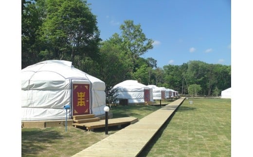 モンゴリアビレッジテンゲル宿泊利用券〔D-5〕≪旅行 旅 温泉 露天風呂 自然 那須≫