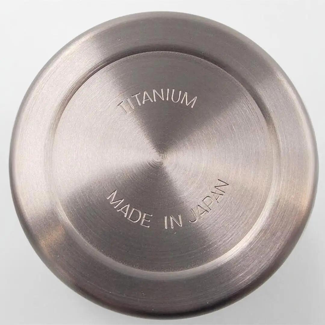 チタン 二重カップ 160ml キャンプ用品 アウトドア用品 マグカップ [村の鍛冶屋] 防災 防災グッズ 防災用品 【014S078】
