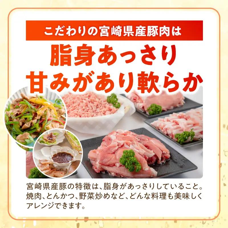 豚肉 切り落とし 豚肉[宮崎県産 6種 3.6kg ロース ミンチ モモ バラ等]
