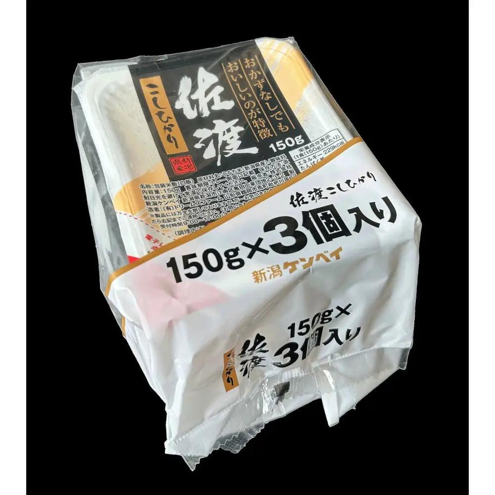 パックご飯 コシヒカリ150g 24個 セット| 新潟県 佐渡市 パックご飯