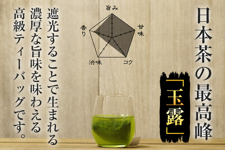 【八女茶】原田茶園 玉露ティーバッグ 雅歌 64g 2袋（4g×8）×2 八女 ティーバッグ 玉露 福岡 お茶