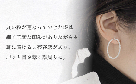 orbit ピアス(silver) 富山県 氷見市 アクセサリー ピアス ハンドメイド