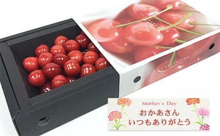 ★5月まるごと母の日★さくらんぼ 佐藤錦 スリーヴ Lサイズ 300g (5/15～発送)【令和9年産先行予約】 FS26-602